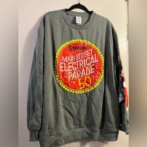Disney Main Street electrical parade sweater LIGHTS UP
